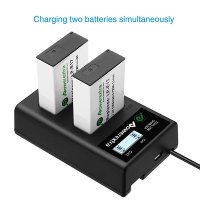 2 аккумулятора + зарядное устройство Powerextra LP-E17